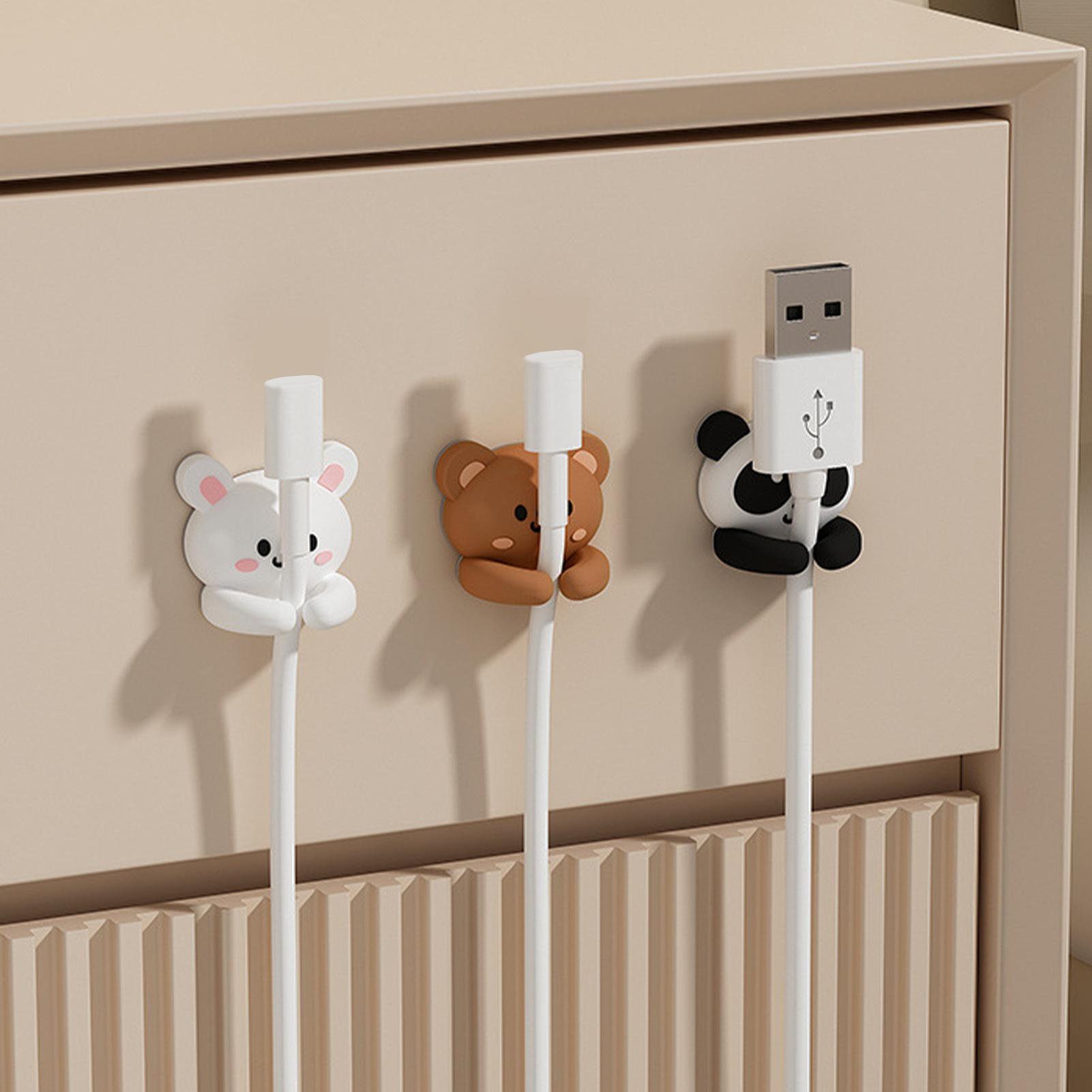 Desk Cable Clip - Data Cable Organizer Capybara Adhesive Wire