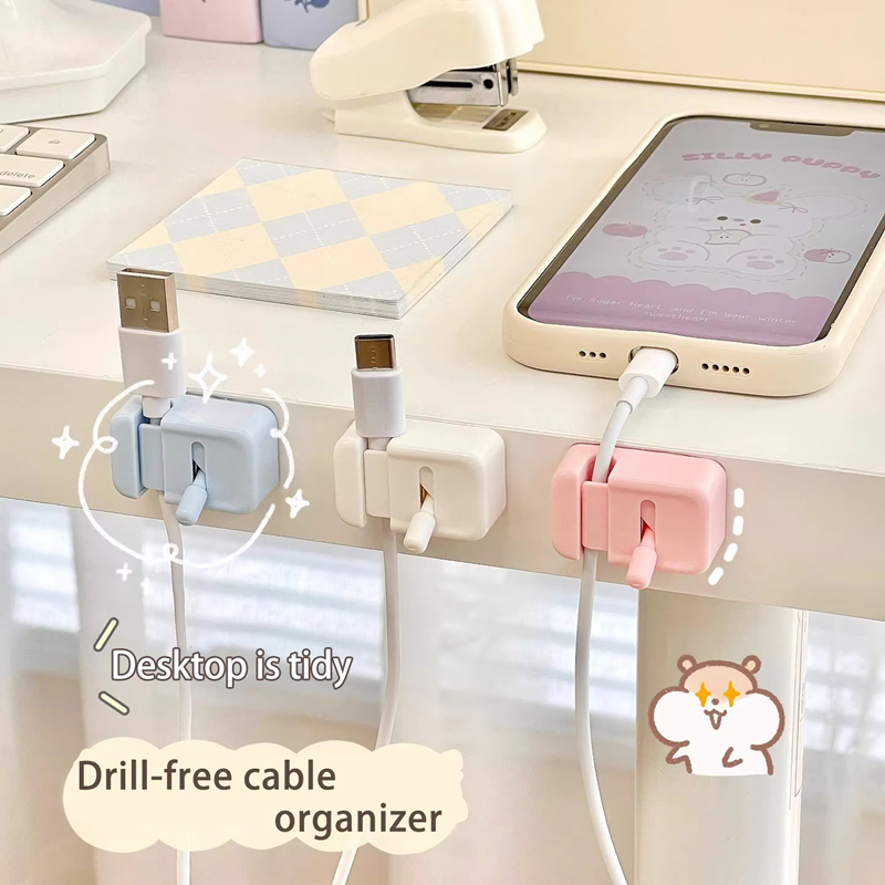 Desk Cable Clip - Cable Management Clip for Desk -