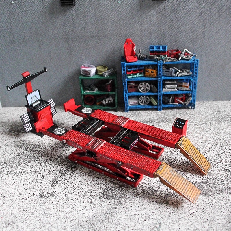 Tech Table Accessories - 1:64 Garage Scene Accessory A Set