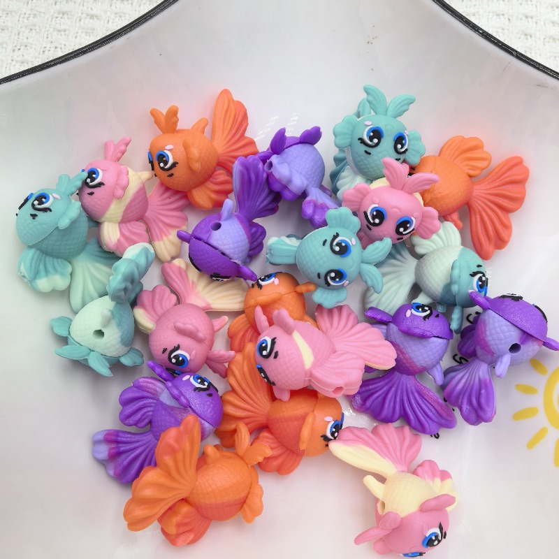 20Pcs 3D Silicone Beads Food G - Unique Tech Accessories ulasan dan harga