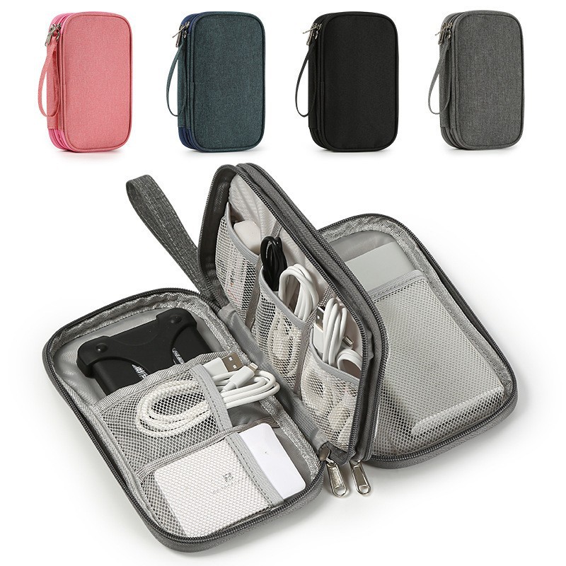 Slim Digital Cable Organizer B - Tech Accessories Travel Organizer Pouch ulasan dan harga