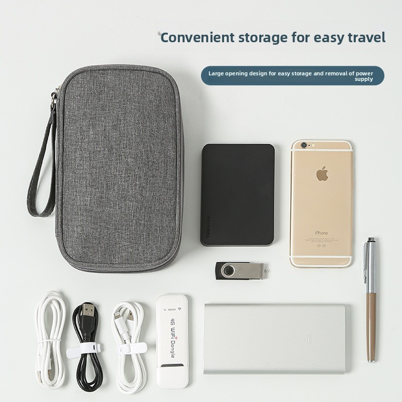 Slim Digital Cable Organizer B - Tech Accessories Travel Organizer Pouch ulasan dan harga