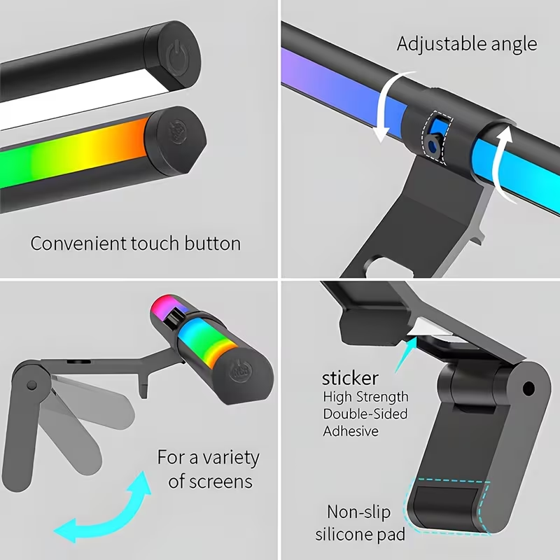 Monitor Light Bar RGB Lightbar - Tech Accessories Desk ulasan dan harga