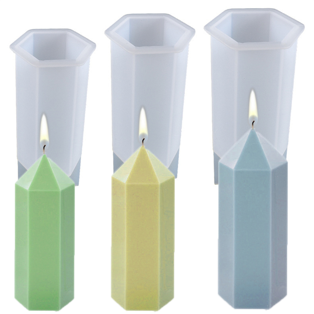 3D Hexagonal Column Candle Mol - Unique Tech Accessories ulasan dan harga