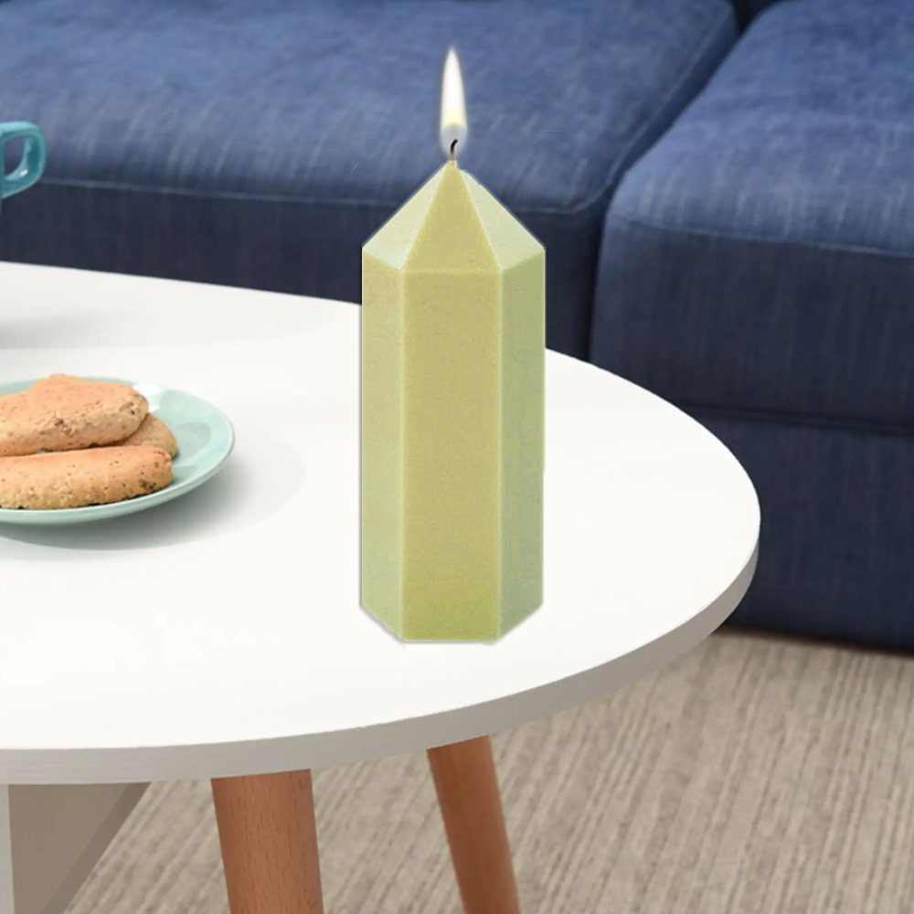 3D Hexagonal Column Candle Mol - Unique Tech Accessories ulasan dan harga