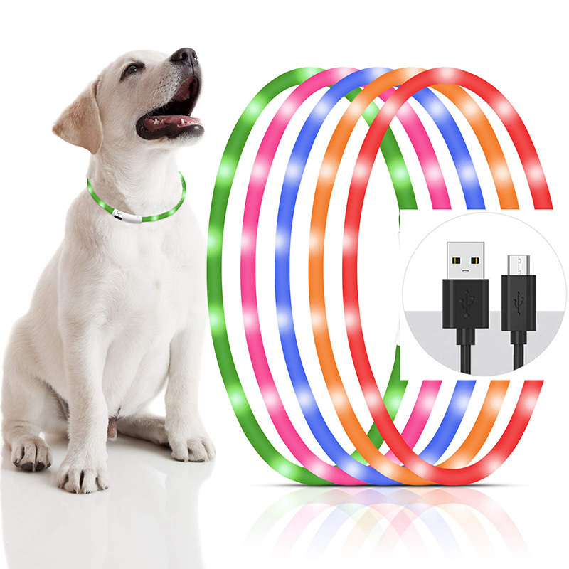 Silicone LED Dog Collar Rechar - Tech Dog Accessories ulasan dan harga