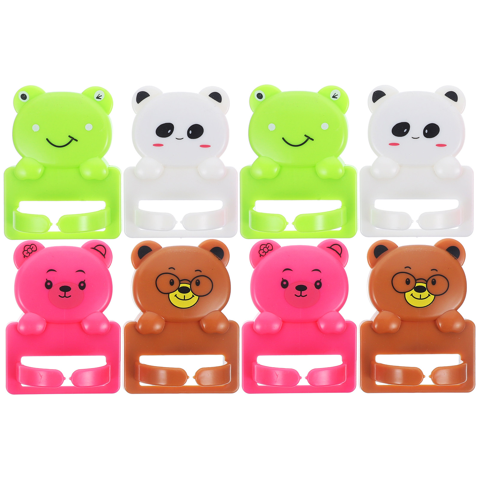 8 Pcs Cartoon Suction Cup Hook - Desk Cable Clip ulasan dan harga