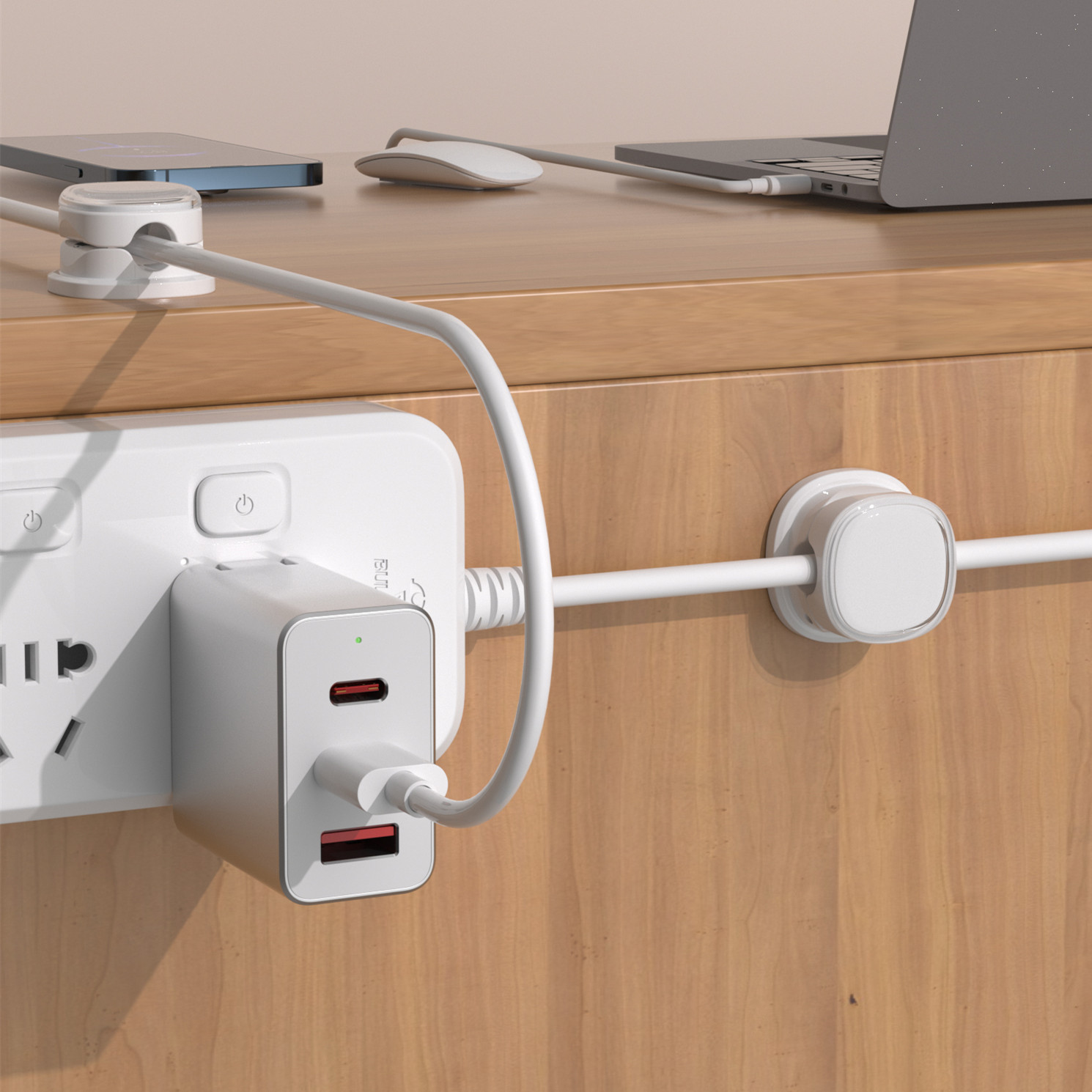 3/6/8/12PCS Magnetic Cable Cli - Desk Cable Clip ulasan dan harga