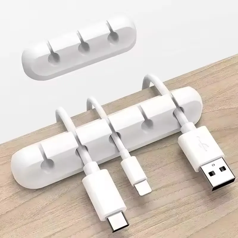 Silicone USB Cable Clip Winder - Desk Cable Clip ulasan dan harga