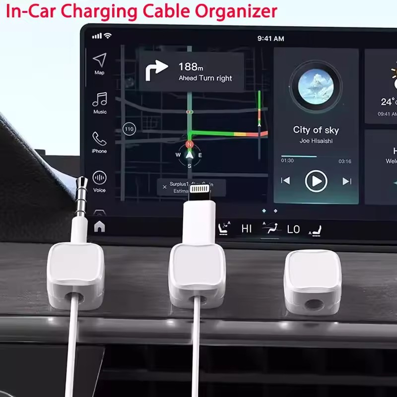 Magnetic Cable Clip Winder Hol - Desk Cable Clip ulasan dan harga