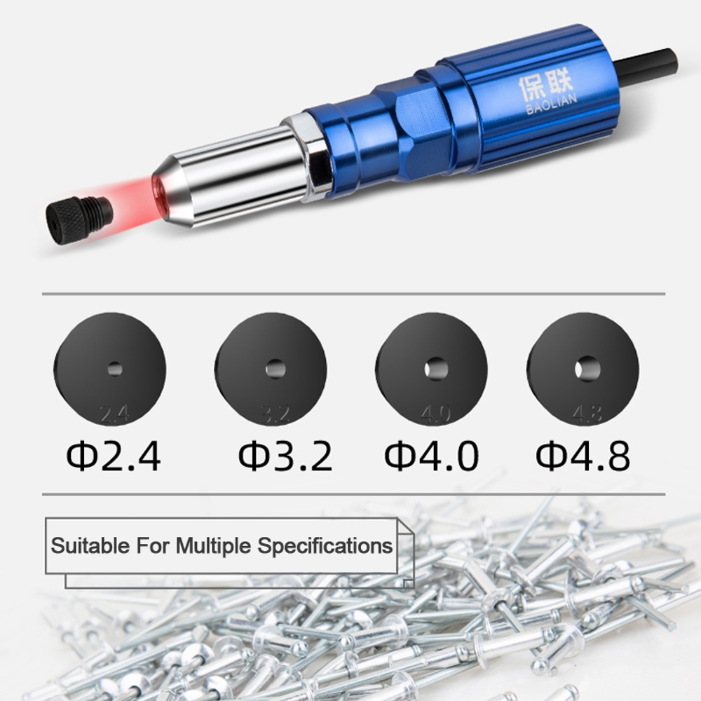 Electric Rivet Gun Adapter wit - Unique Tech Accessories ulasan dan harga