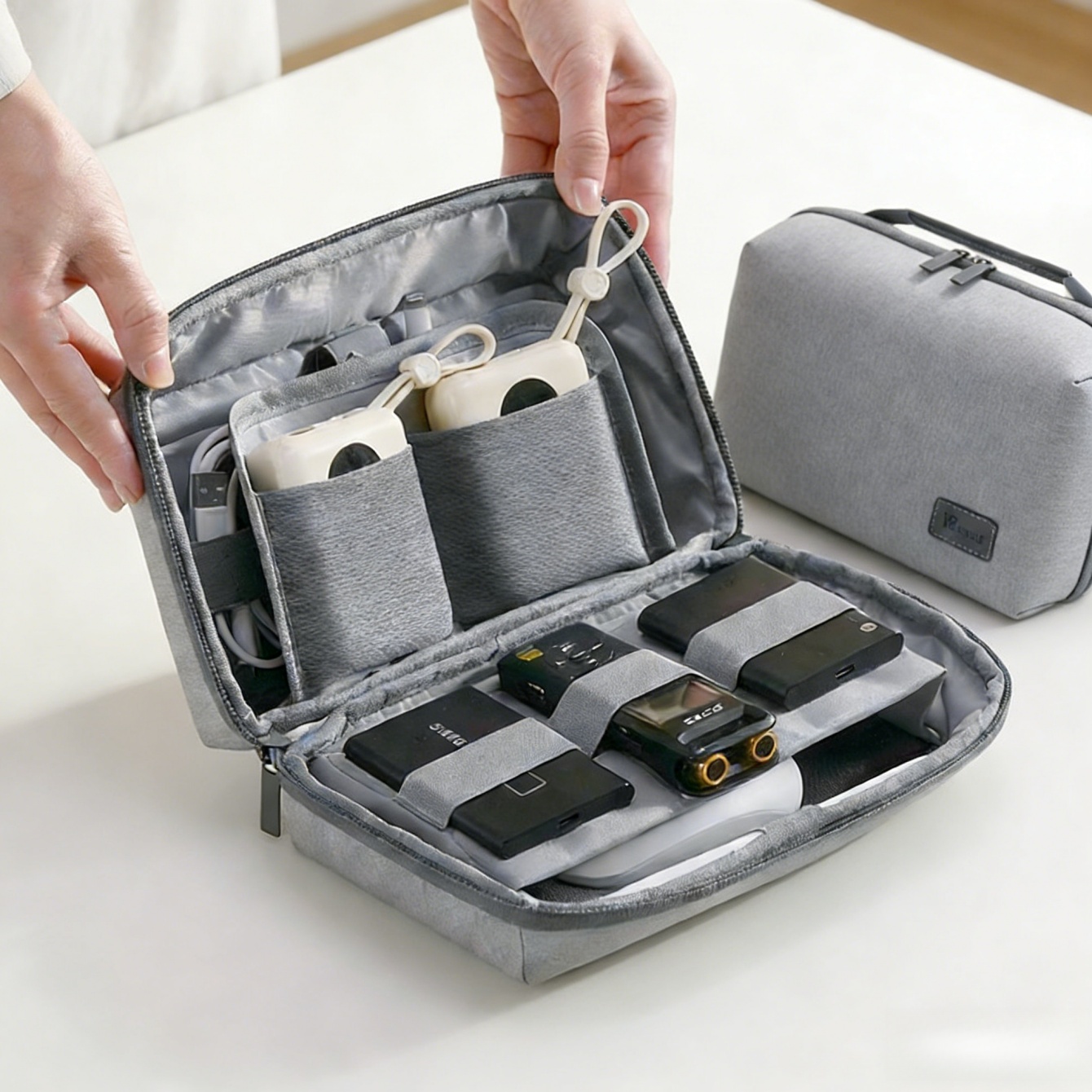 1Pc Electronics Organizer Trav - Tech Accessories Travel Organizer Pouch ulasan dan harga