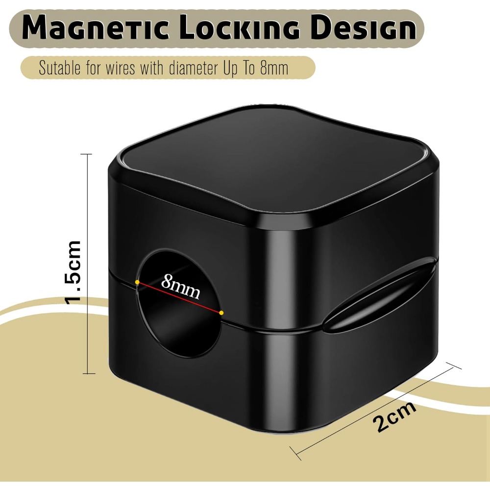 Magnetic Cable Clips for Cord  - Desk Cable Clip ulasan dan harga