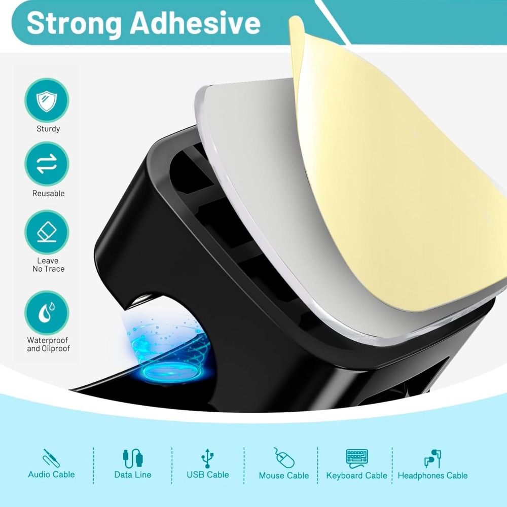 Magnetic Cable Clips for Cord  - Desk Cable Clip ulasan dan harga