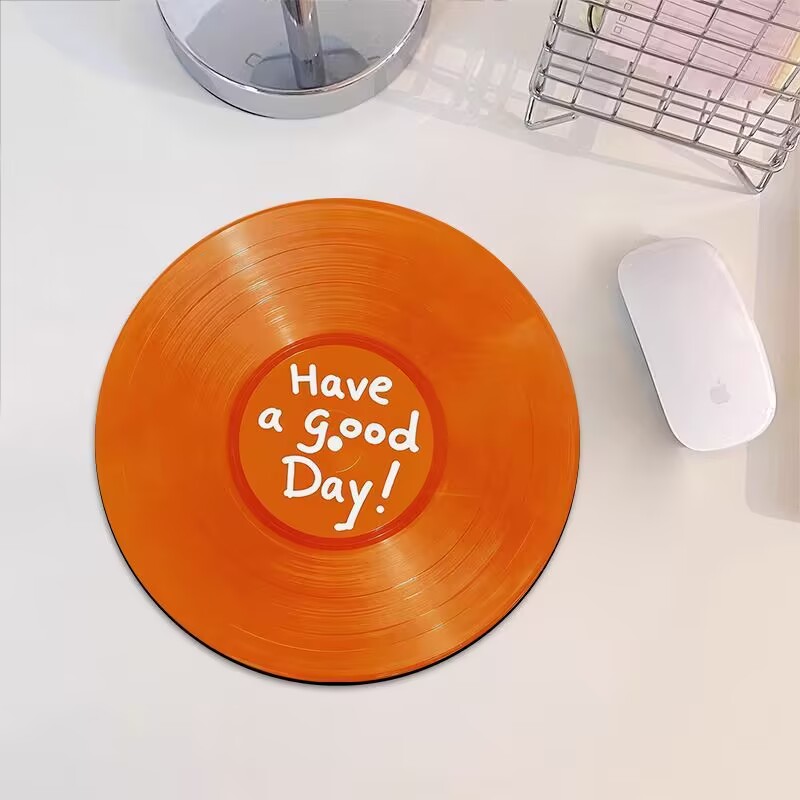 Non-Slip Round Mousepad Vintag - Tech Table Accessories ulasan dan harga