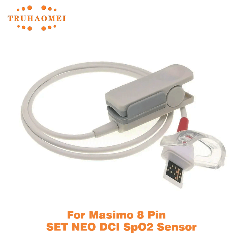 Reusable SpO2 Sensor 8 Pin Red - Top Tech Accessories ulasan dan harga