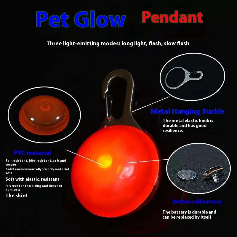 1 Led Luminous Dog Cat Collar  - Tech Dog Accessories ulasan dan harga