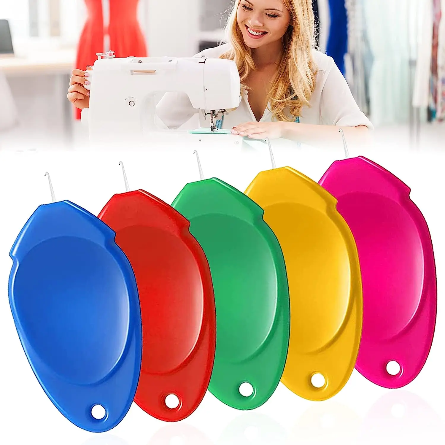 10Pcs Easy Automatic Needle Th - Unique Tech Accessories ulasan dan harga