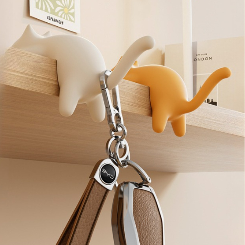 1pc Colorful Cat-Shaped Desk H - Desk Cable Clip ulasan dan harga