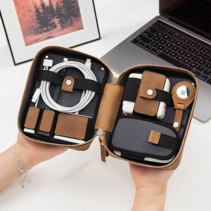 Portable Electronics Organizer - Tech Accessories Travel Organizer Pouch ulasan dan harga