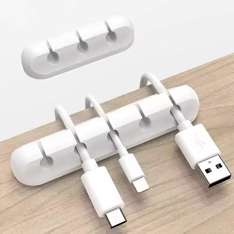 Silicone USB Cable Clip Winder - Desk Cable Clip ulasan dan harga