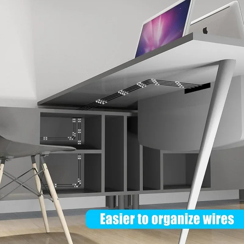 Wire Holder Wall Cable Clips S - Desk Cable Clip ulasan dan harga