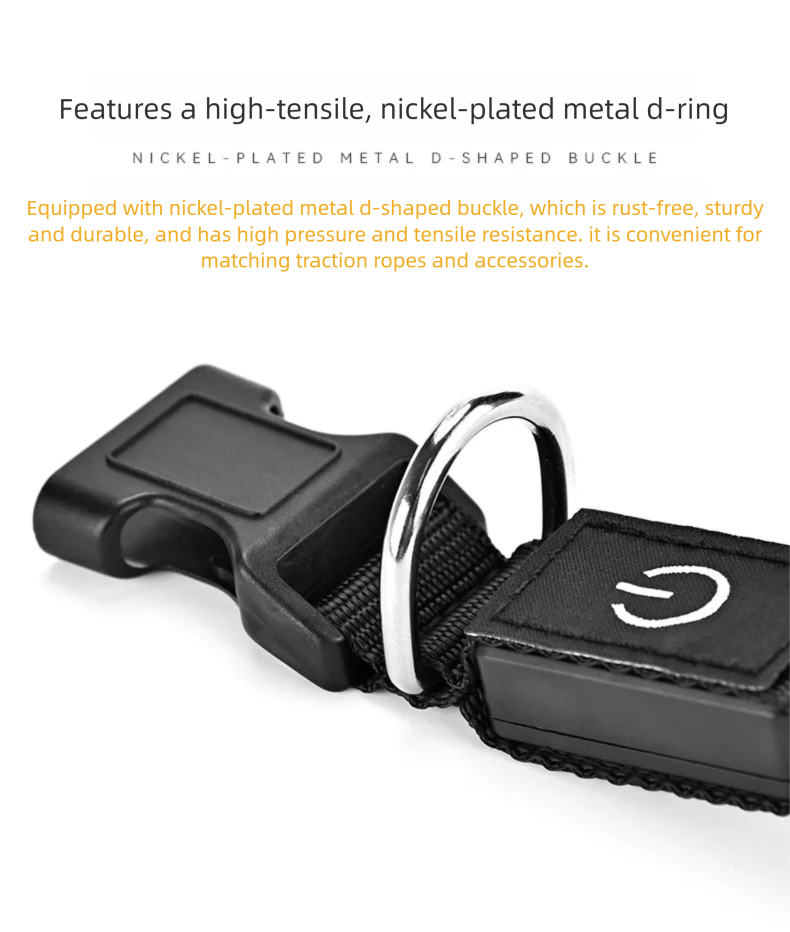 LED Dog Collar USB Rechargeabl - Tech Dog Accessories ulasan dan harga
