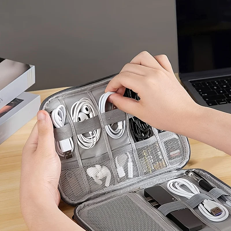 1 Pack Portable Electronic Acc - Tech Accessories Travel Organizer Pouch ulasan dan harga