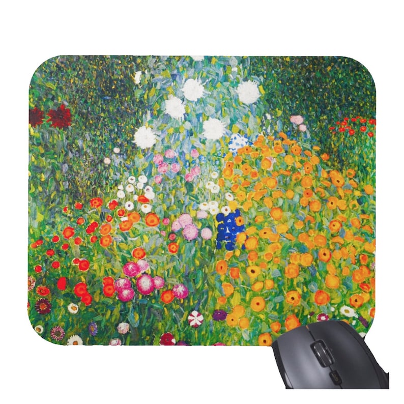 Gustav Klimt Flowers Floral Mo - Tech Table Accessories ulasan dan harga