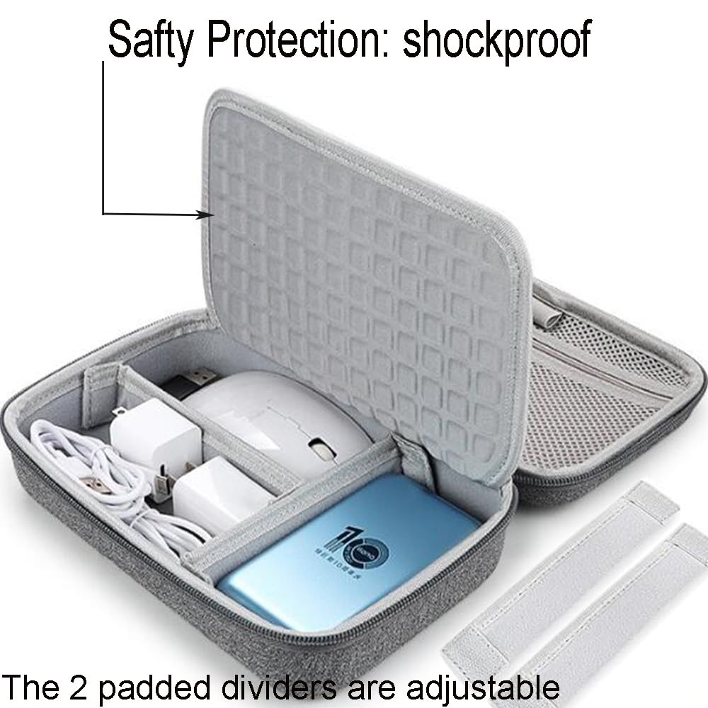 Portable Waterproof EVA Hard S - Tech Accessories Travel Organizer Pouch ulasan dan harga