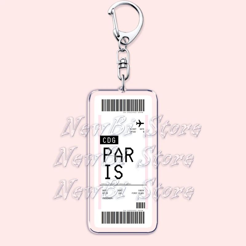 Plane Ticket Boarding Pass Key - Tech Accessories Travel ulasan dan harga
