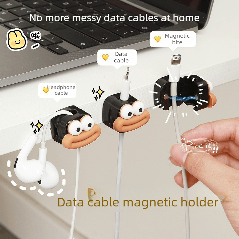 1/5/10pcs Magnetic Cable Clips - Desk Cable Clip ulasan dan harga