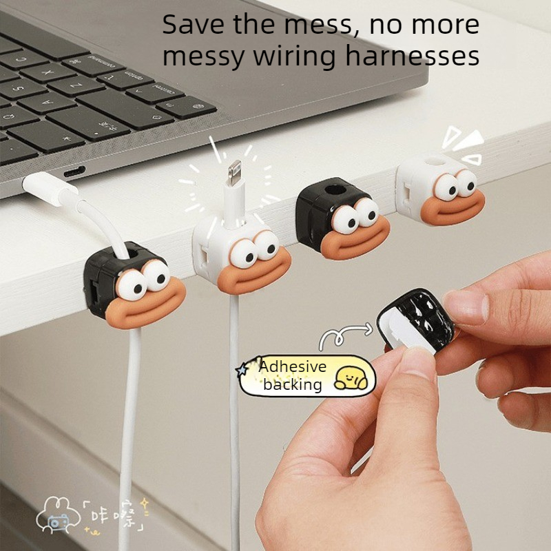 1/5/10pcs Magnetic Cable Clips - Desk Cable Clip ulasan dan harga