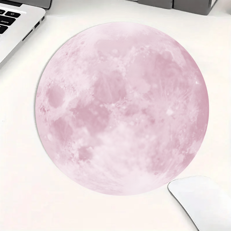 Moon Pattern Round Mouse Pad N - Tech Table Accessories ulasan dan harga