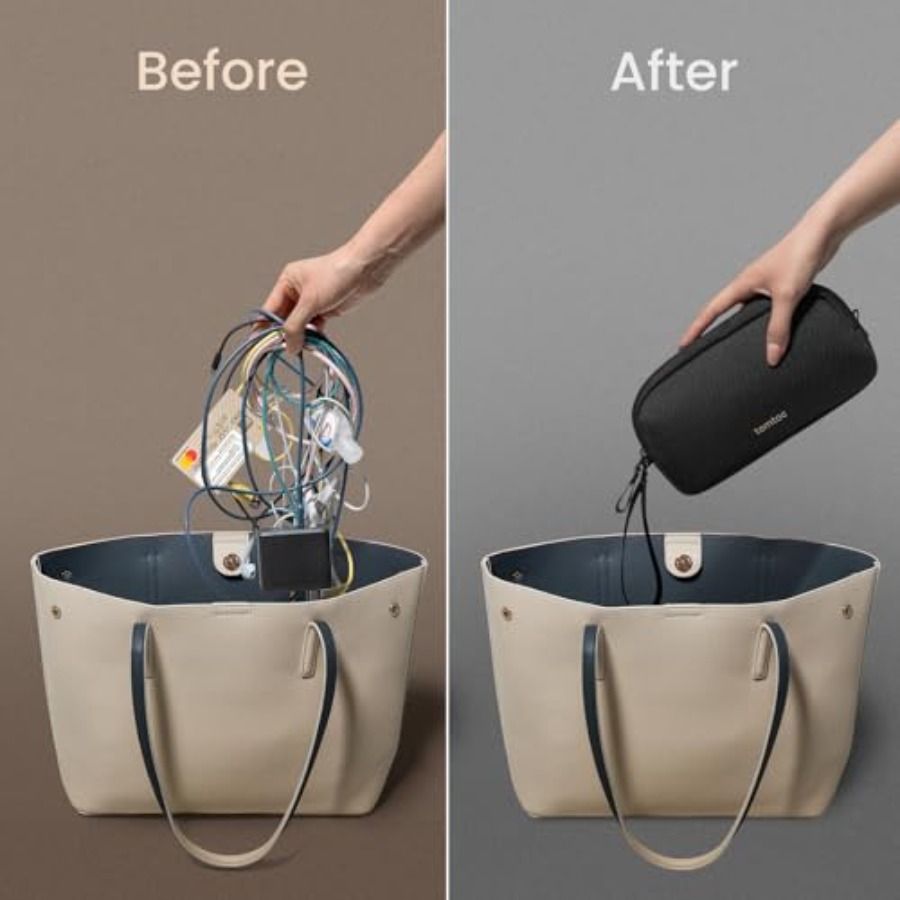 Electronics Organizer Travel C - Tech Accessories Travel Organizer Pouch ulasan dan harga