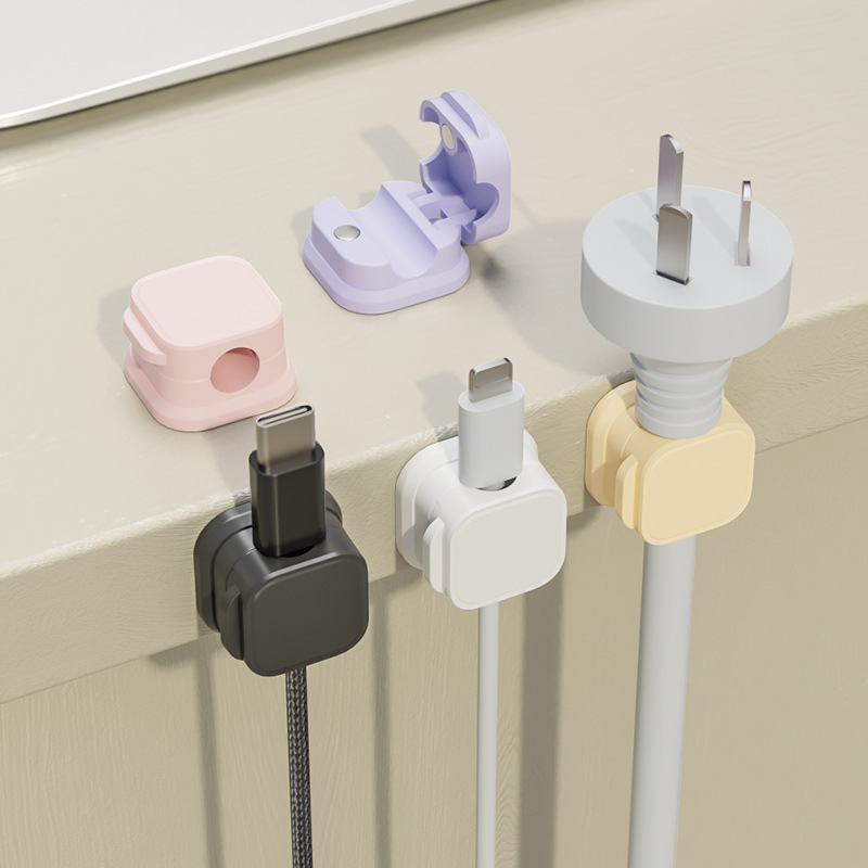 Multi Color Magnetic Cable Man - Desk Cable Clip ulasan dan harga