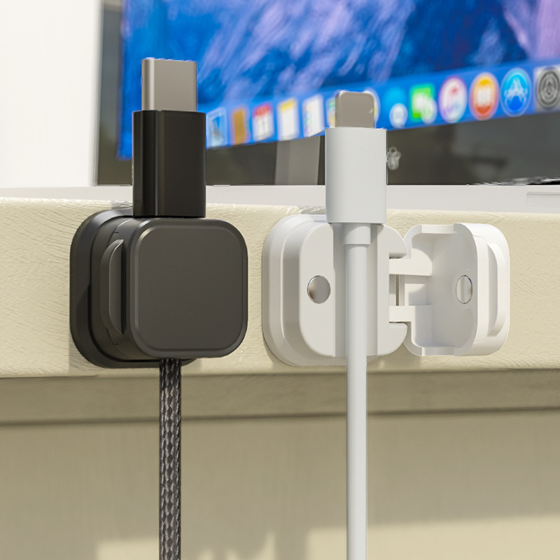 Multi Color Magnetic Cable Man - Desk Cable Clip ulasan dan harga